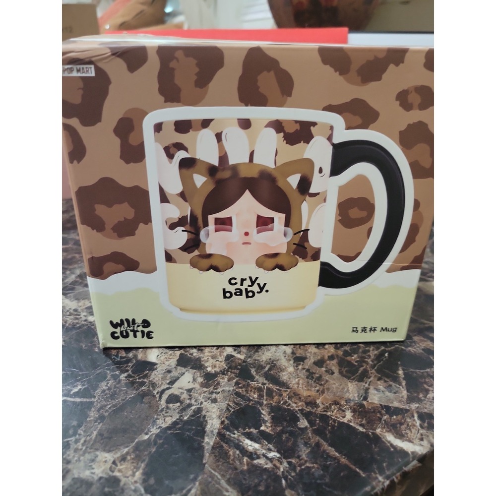 POP MART CRYBABY Wild But Cutie Series Coffee Mug Cup NEW SEALED